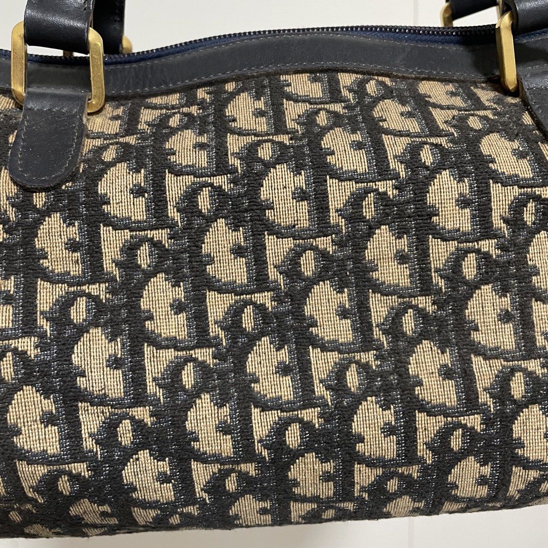 Vintage Dior monogram handbag, Women's Fashion, Bags & Wallets, Tote ...