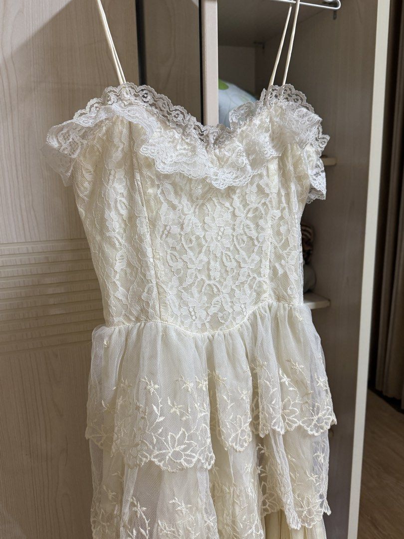 Vintage Gunne Sax Jessica McClintock Victorian Fairycore Gown