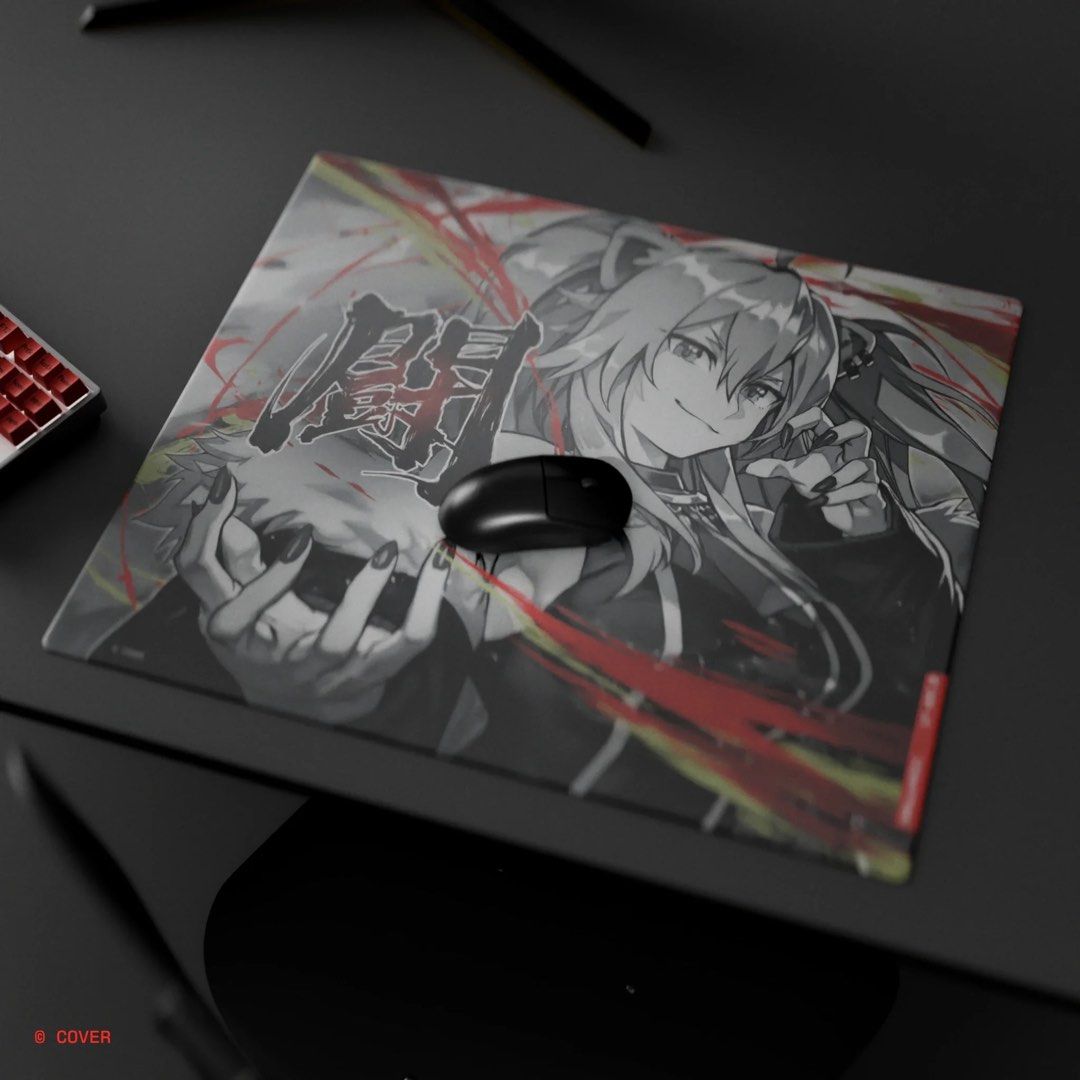 WALLHACK ガラスマウスパッド SP-005 Shishiro Botan Wallhack Shishiro Botan SP-005 (APAC Exclusive Limited Design