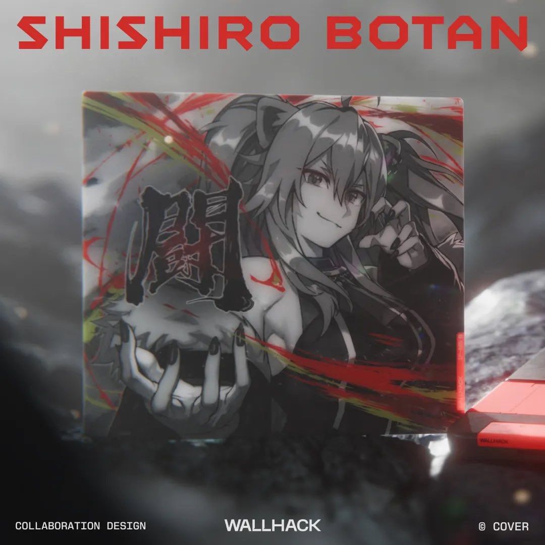 WALLHACK SP-005 コラボモデル Shishiro Botan Wallhack Shishiro Botan SP-005 Glass Pad (APAC Exclusive Limited