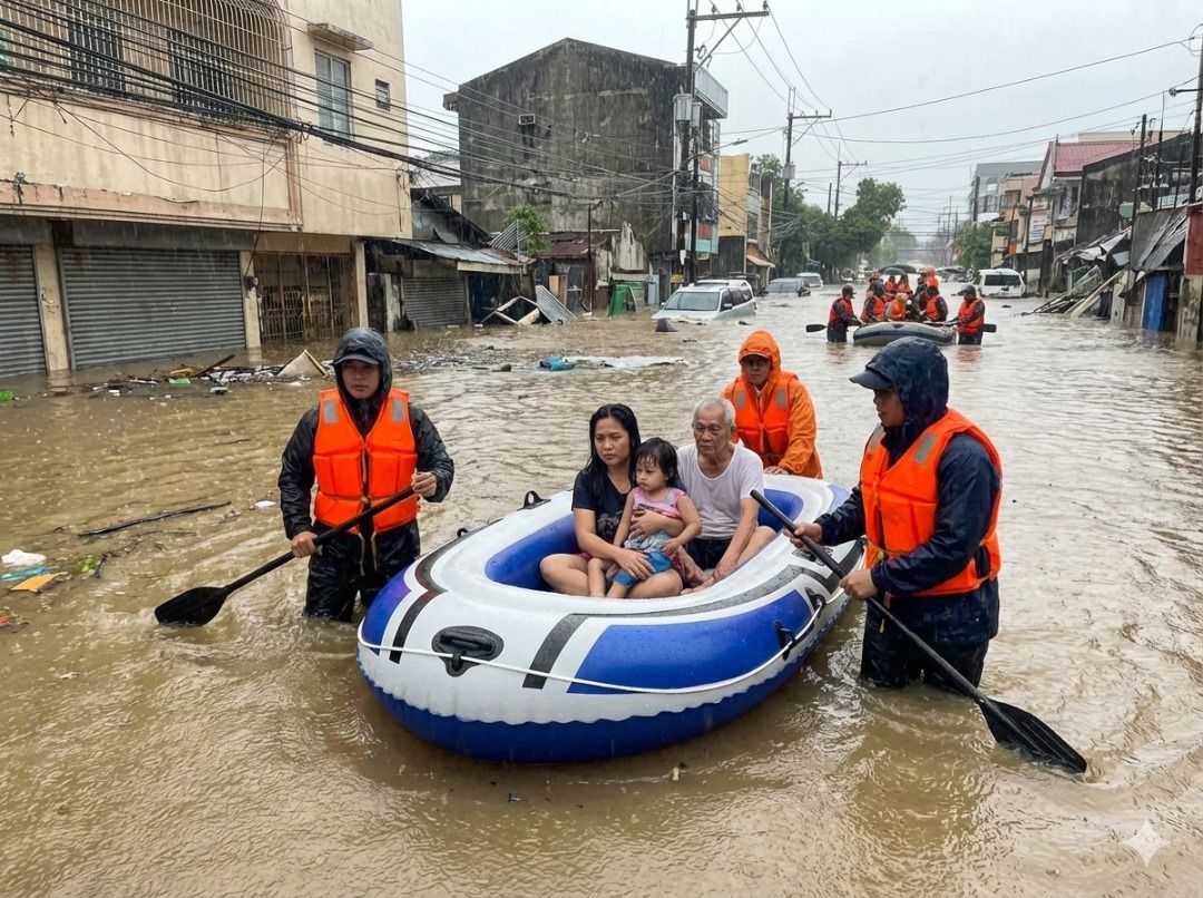 2-Person Inflatable Boat JR-200 (Category: Water Sports) located in Quezon City. Submitted by cuiquesuum (Listing ID 1422653454, Image 3). Description: - 2-person inflatable boat - Includes oars and manual pump - Inflated size: 76.8" x 39.4" - Stylish blue and white design - 200 lbs load capacity.