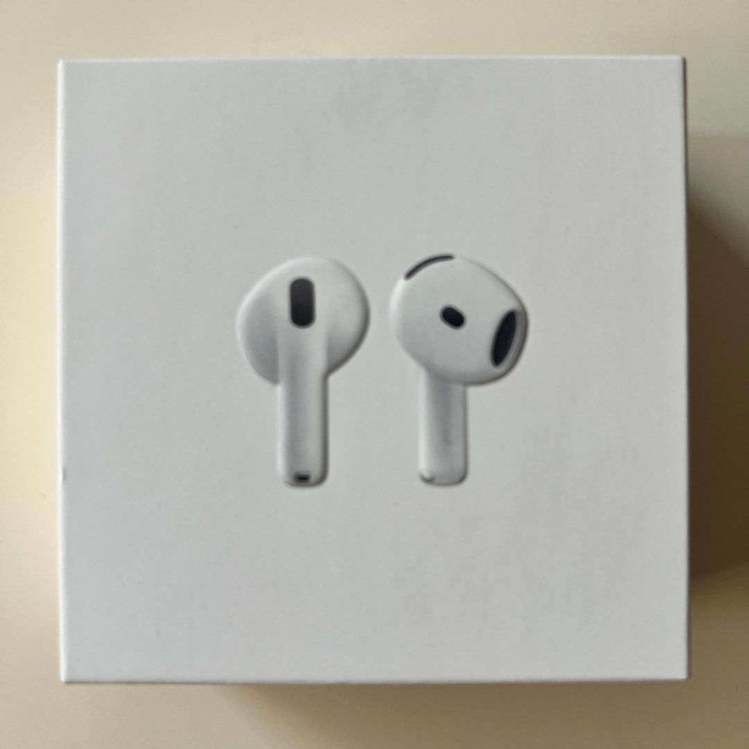 Apple AirPods 4 (Category: Earphones) located in Pasig City. Submitted by hobbyavenue (Listing ID 1422621948, Image 1). Description: Apple AirPods 4 Brand new (Sealed) PHP 6,499 - Box includes the AirPods and charging case - Compatible with USB-C chargers - USB-C cable sold separately - Assembled in Vietnam - Manufactured: Oct 2024 Shipping via Lalamove/ Grab/ J&T/ LBC at buyer’s expense.