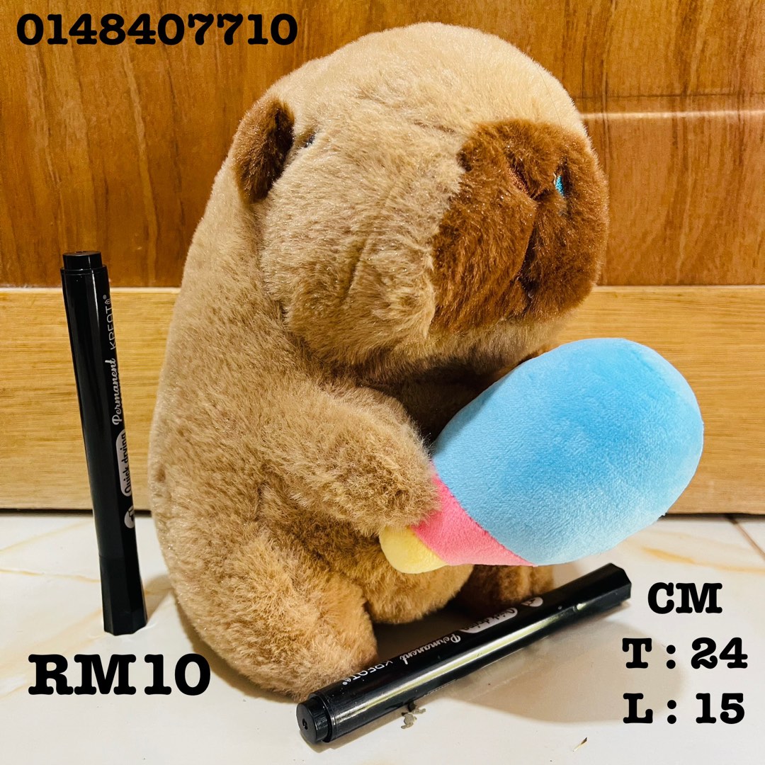 CAPYBARA PLUSH TOY, Hobbies & Toys, Toys & Games on Carousell