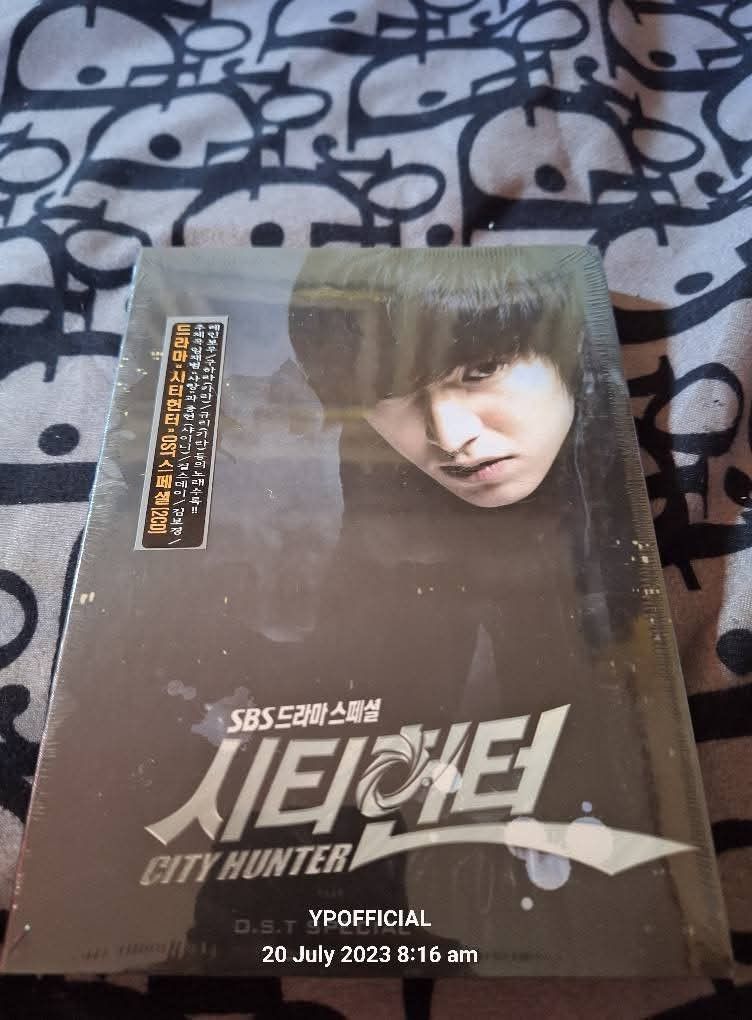 City Hunter OST (Category: CDs & DVDs) located in San Mateo. Submitted by yoorikoreanmerchandise (Listing ID 1422569230, Image 1). Description: - Sealed original soundtrack from the Korean drama "City Hunter". - Features the drama's title and a photo of the main actor. - Includes Korean text and the O.S.T. label. - Ideal for "City Hunter" fans..