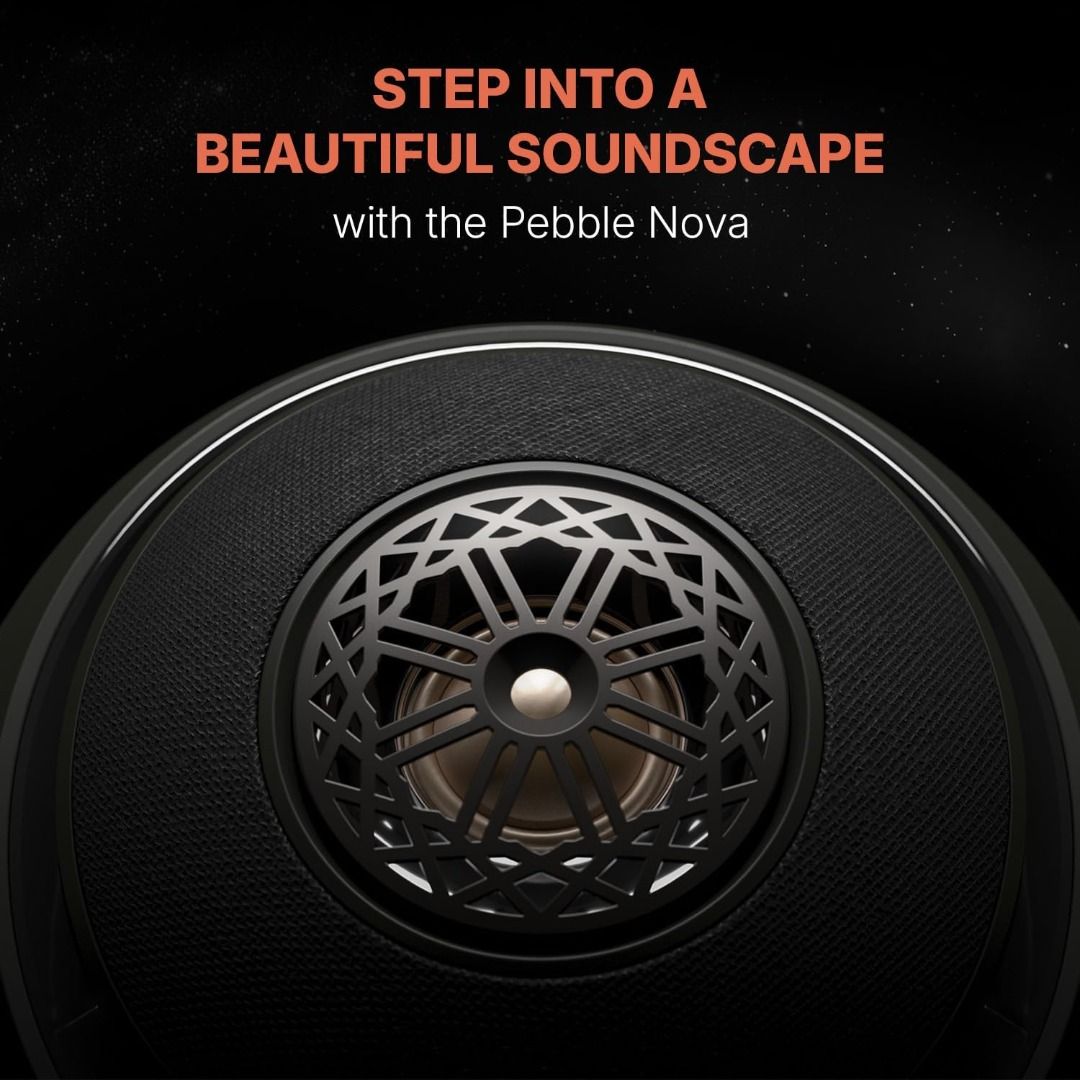 Creative Pebble Nova Premium 2.0 USB-C Speakers with Coaxial Drivers (Category: Soundbars, Speakers & Amplifiers) located in San Juan City. Submitted by princessshyph (Listing ID 1422562499, Image 2). Description: Creative Pebble Nova Premium 2.0 USB-C Speakers 🔊✨ Coaxial Drivers | Available in Black & White Upgrade your desk audio with the Creative Technology Pebble Nova Premium 2.0 Speakers — designed for powerful, detailed sound in a sleek mo