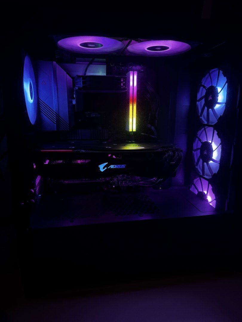 Custom Gaming PC with Corsair case and fans