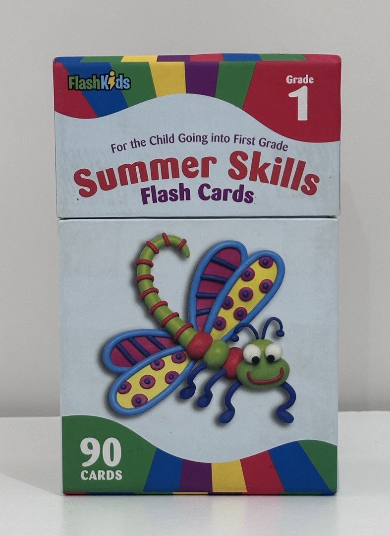 Flash Kids Summer Study Flash Cards (Category: Educational & Learning Toys) located in Quezon City. Submitted by flying_mom (Listing ID 1422701807, Image 3). Description: - Summer Study Flash Cards by Flash Kids - Available Grades: Kindergarten, 1, 3, and 4 - Each box contains 90 cards - Includes reading and math problems - Helps review previous grade skills - Introduces concepts for the next grade - Perfect for summer learning!.