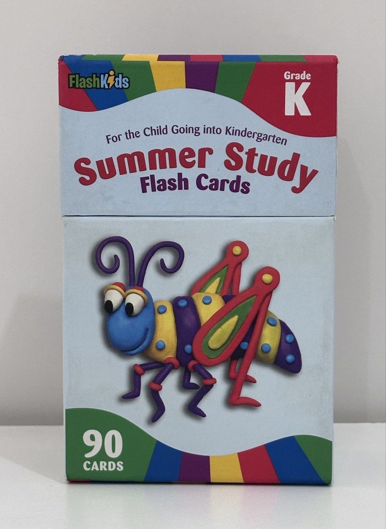 Flash Kids Summer Study Flash Cards (Category: Educational & Learning Toys) located in Quezon City. Submitted by flying_mom (Listing ID 1422701807, Image 2). Description: - Summer Study Flash Cards by Flash Kids - Available Grades: Kindergarten, 1, 3, and 4 - Each box contains 90 cards - Includes reading and math problems - Helps review previous grade skills - Introduces concepts for the next grade - Perfect for summer learning!.