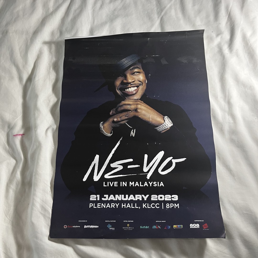 [FWP] Ne-Yo Live in Malaysia Concert Poster, Hobbies & Toys ...