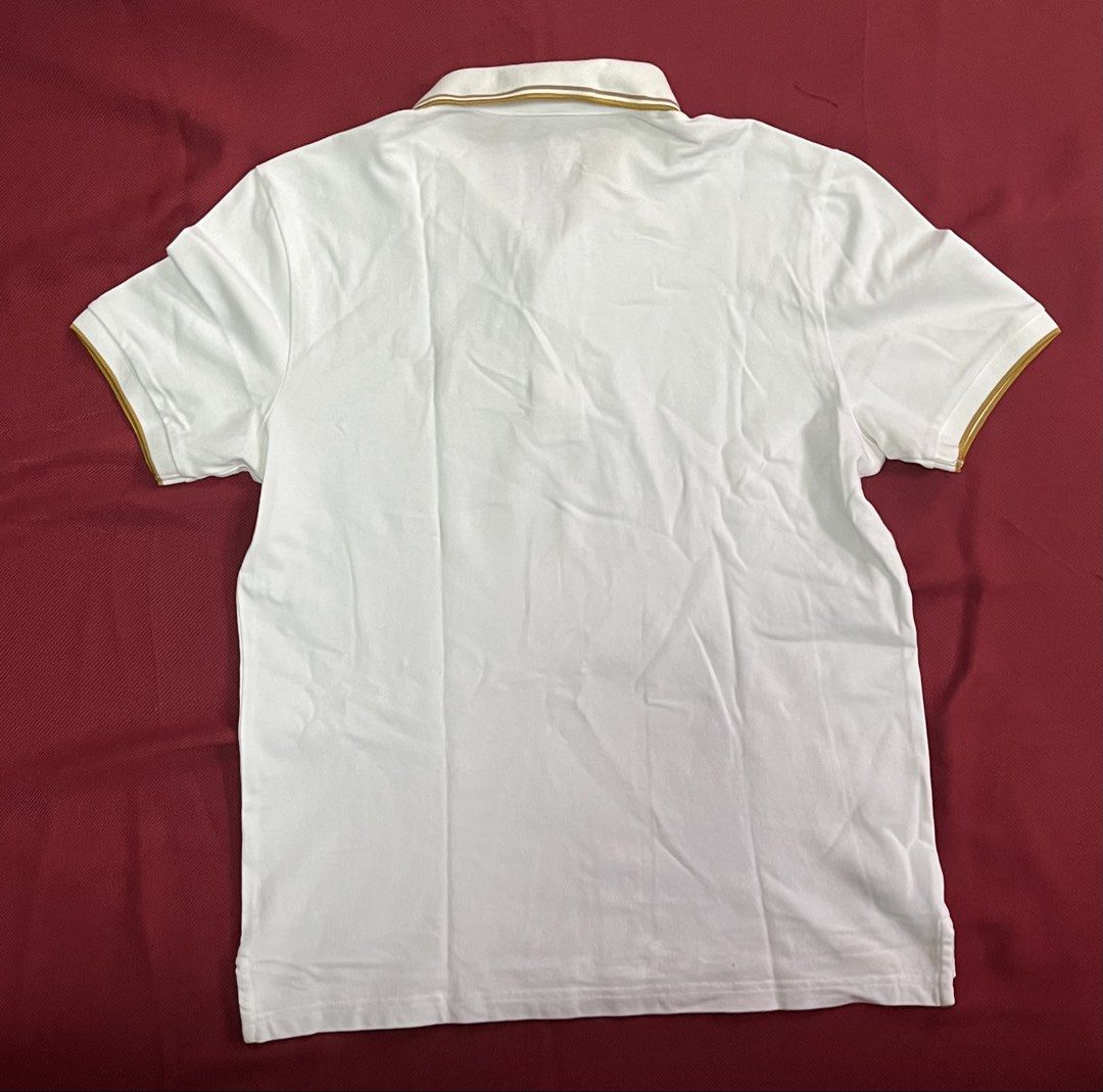 Giordano White Polo Shirt (Category: Tshirts & Polo Shirts ) located in Manila. Submitted by ascndntmnl (Listing ID 1422588228, Image 2). Description: Giordano Polo Shirt Size: Small, 50-70kg Condition: 10/10 Location: Pasig Area.