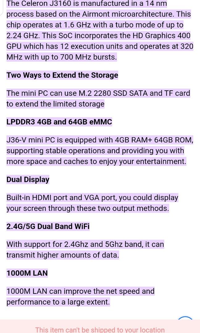 Intel Mini PC - J3665604888802819112