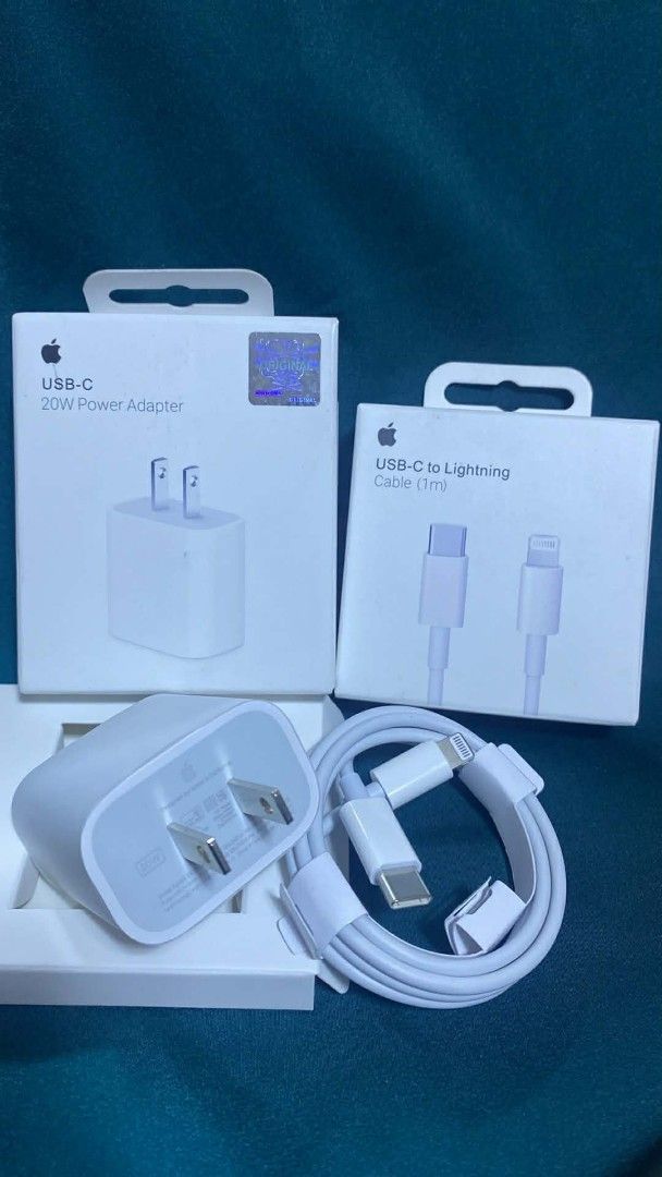 Iphone/ipad 20W USB-C ADAPTER USB-C CABLE CHARGER (Category: Chargers & Cables) located in Manila. Submitted by pricious (Listing ID 1422655179, Image 1). Description: .