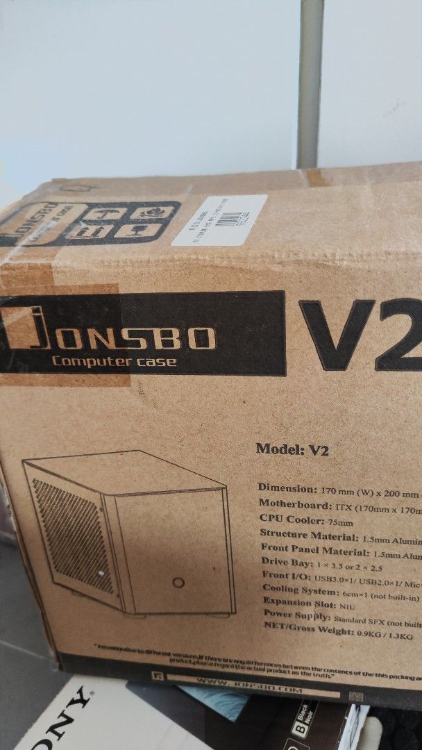 Jonsbo V2 ITX Case. Brand new65604908630530111