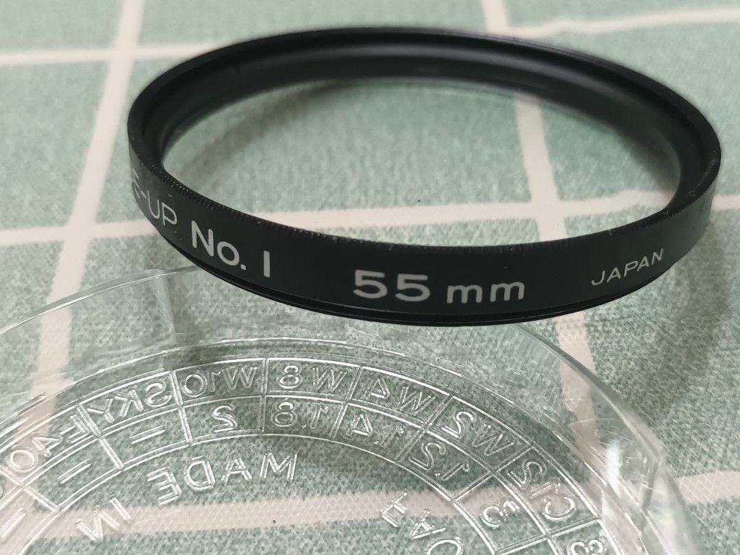 Kenko 55mm Close-Up No. 1 Multi-Coated Filter (Category: Lens & Kits) located in Calamba. Submitted by m_brian (Listing ID 1422655712, Image 2). Description: - Kenko 55mm Close-Up No. 1 Filter - Multi-coated for enhanced clarity - Specifically designed for close-up shots - Includes original box with branding and specifications.