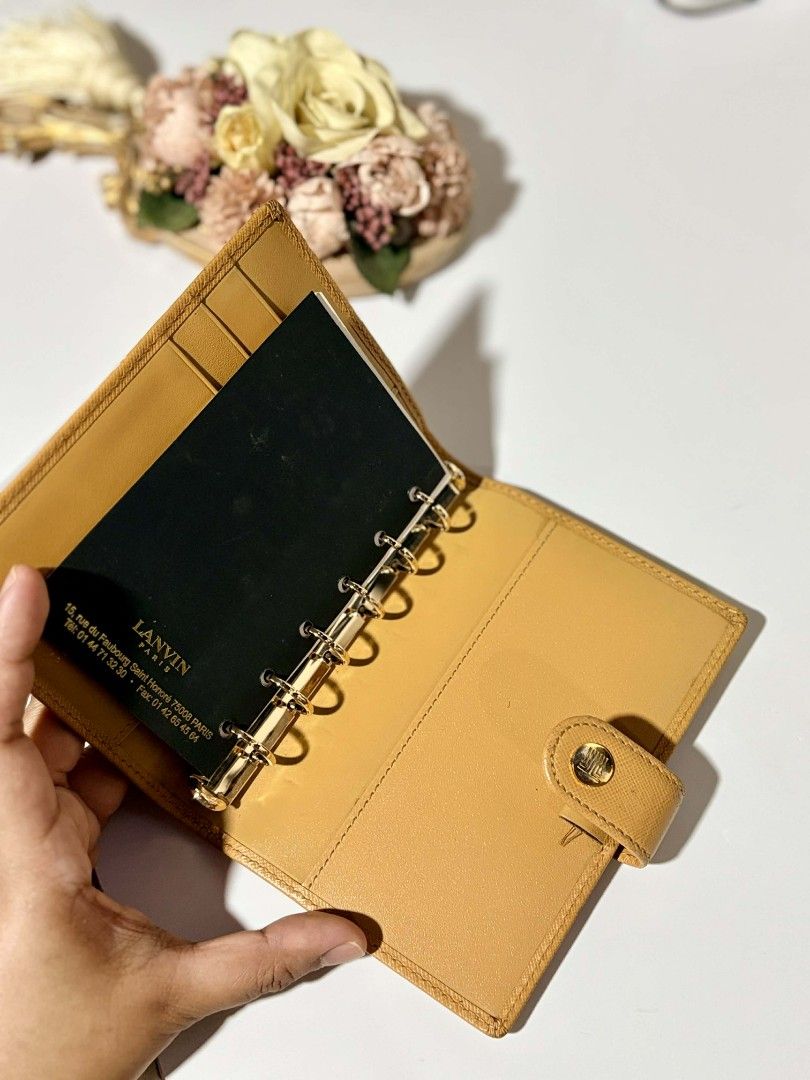 Lanvin Paris Leather Organizer Agenda Binder (Category: Accessory Holder, Box & Organizers) located in Bulacan. Submitted by usererror0000 (Listing ID 1422678889, Image 3). Description: Bought in 2nd street Still have tag Refills can be bought online RFS : Need a bigger one .