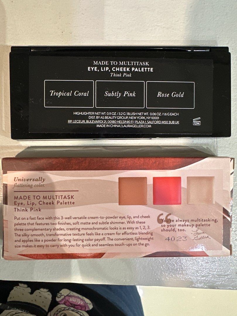 Laura Geller Multitask Eye Lip Cheek Palette (Category: Makeup) located in Baguio. Submitted by yourlifestyle2600 (Listing ID 1422657785, Image 3). Description: Brandnew Authentic from USA .