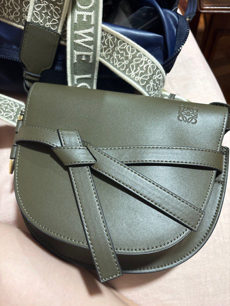 Loewe Gate Small Bag Olive Green (Category: Luxury Bags & Wallets) located in Mandaluyong City. Submitted by carlaannemarie (Listing ID 1422585626, Image 2). Description: .