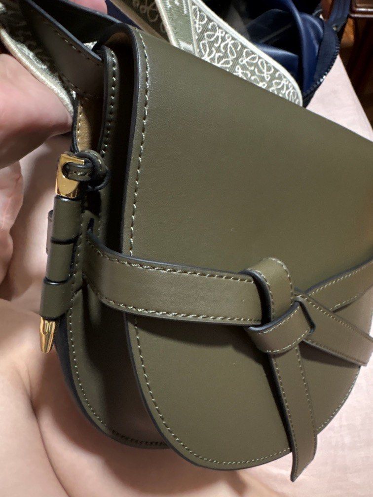 Loewe Gate Small Bag Olive Green (Category: Luxury Bags & Wallets) located in Mandaluyong City. Submitted by carlaannemarie (Listing ID 1422585626, Image 3). Description: .