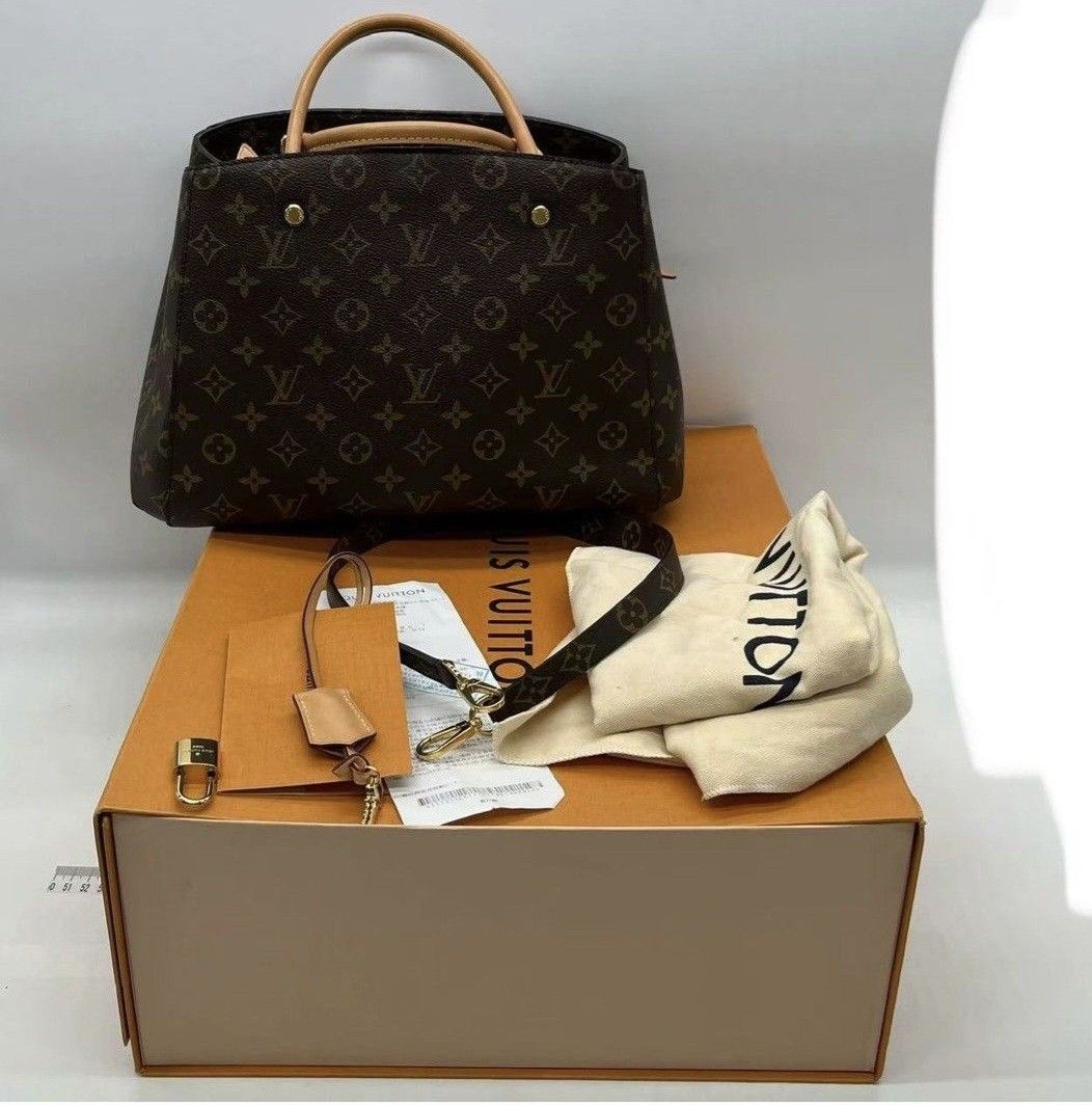 Louis Vuitton Monogram Montaigne mmHandbag, Luxury, Bags & Wallets on ...