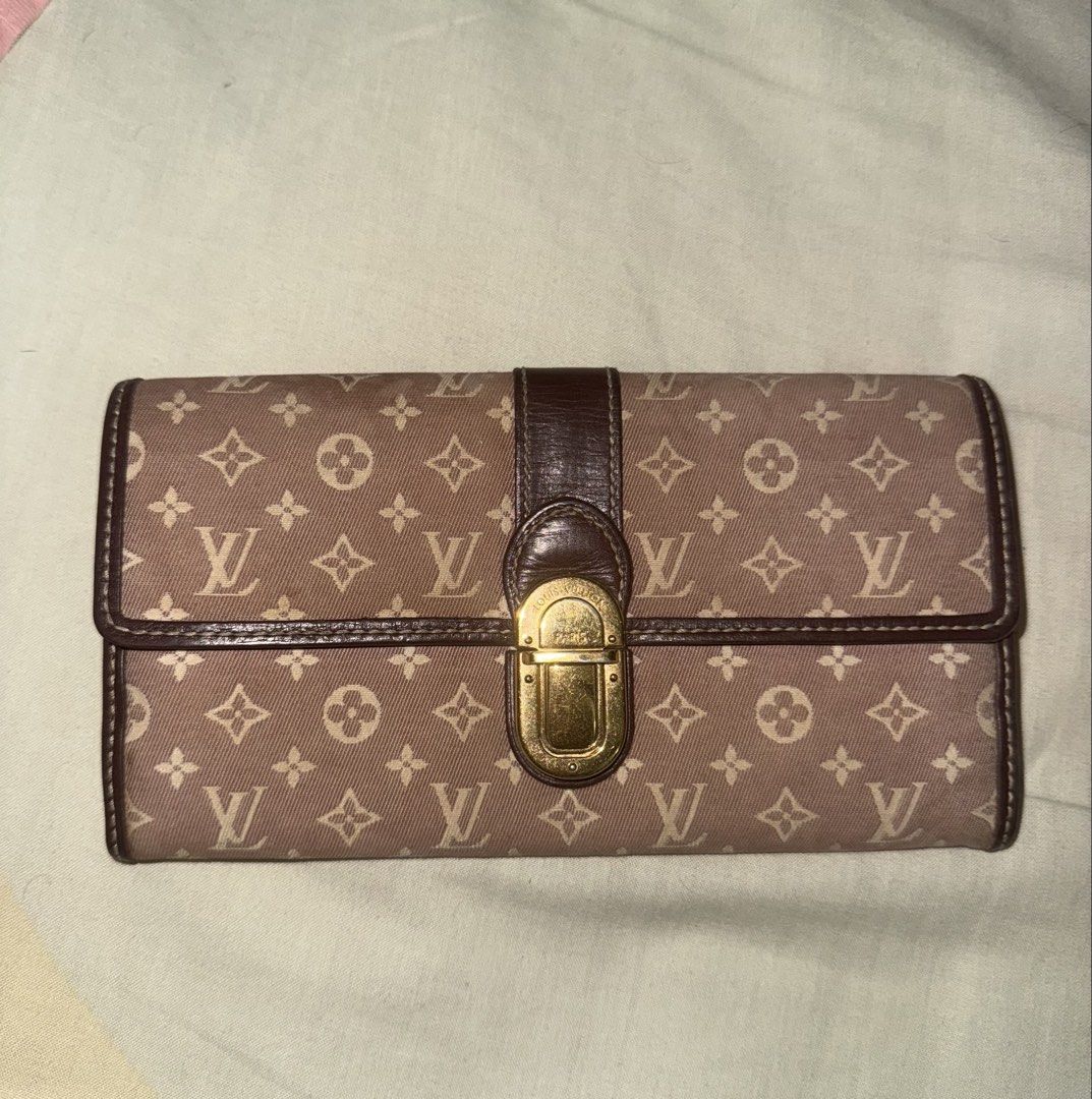 Louis Vuitton Sepia Monogram Idylle Sarah Wallet (2010), Luxury, Bags ...