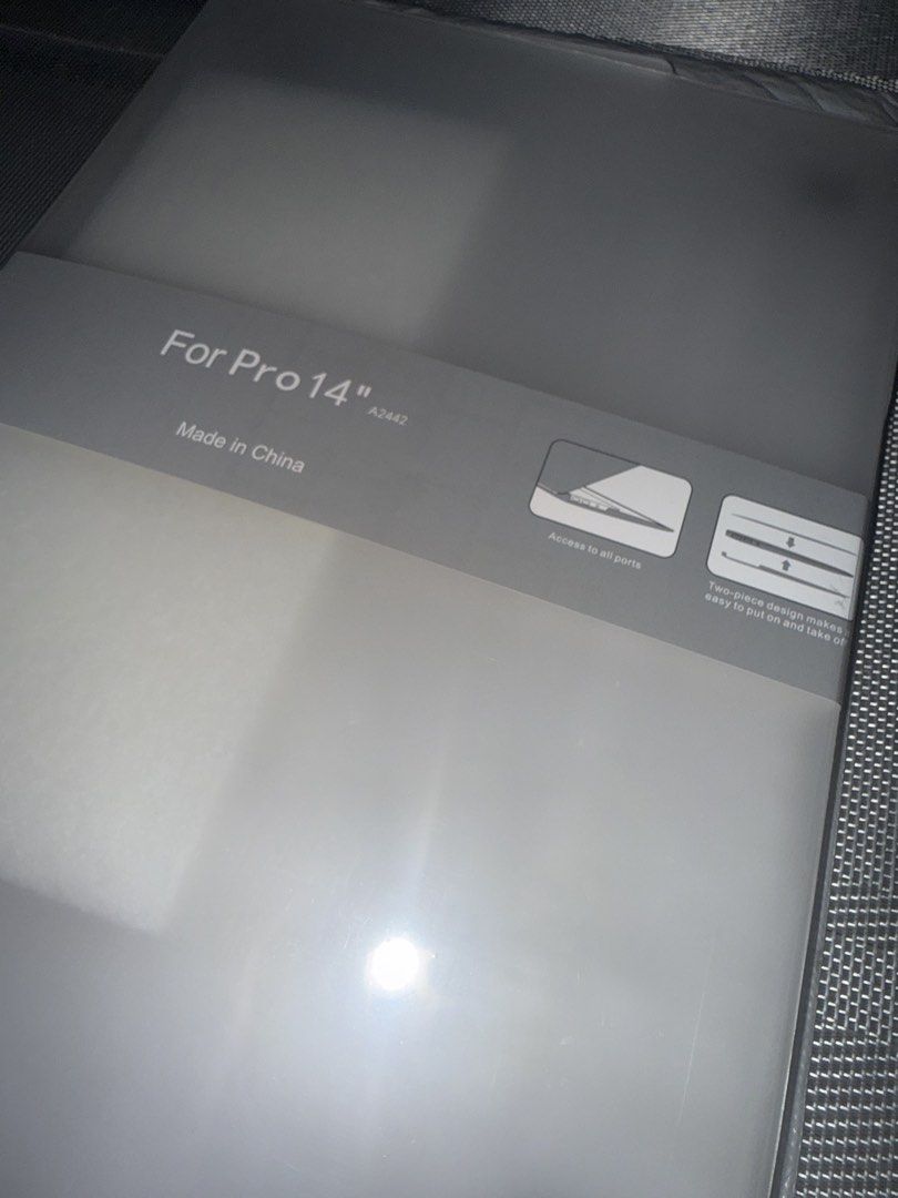 MacBook Pro 14 Inch Case (Category: Cases & Sleeves) located in Imus. Submitted by jen_c2890 (Listing ID 1422589989, Image 2). Description: Item: Apple MacBook Pro 14-inch Condition: Brand new / unused Usage: Never used; received as a gift Physical state: No scratches, dents, or signs of wear (still sealed) Reason for sale: Extra unit / not needed.