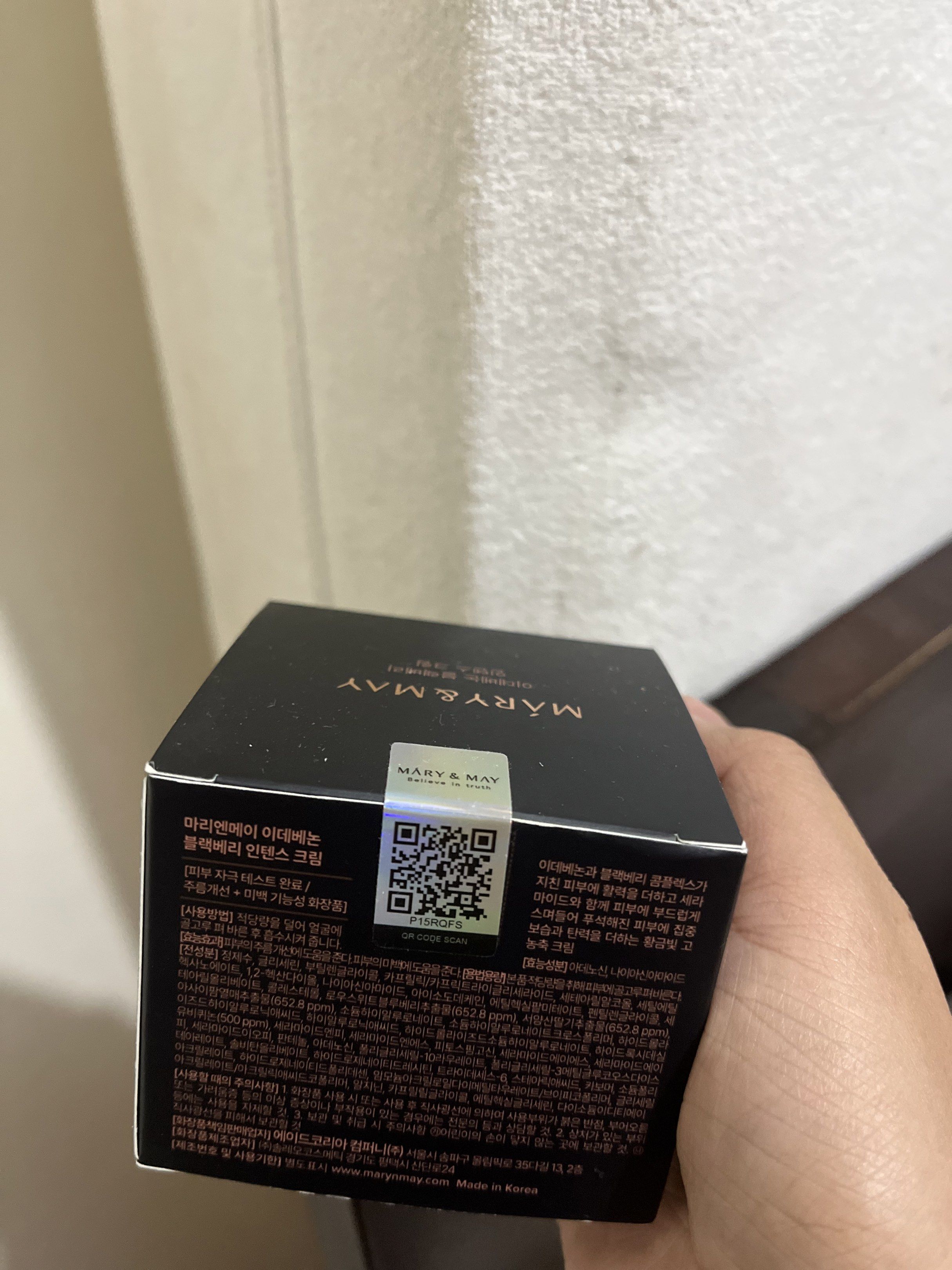 Mary & May Idebenone Blackberry Intense (Category: Face Care) located in San Pedro. Submitted by ashleycake (Listing ID 1422655141, Image 3). Description: WTS/FS Mary & May Idebenone Blackberry Intense - Brand new - sealed rfs: selling extra skin care ₱850.
