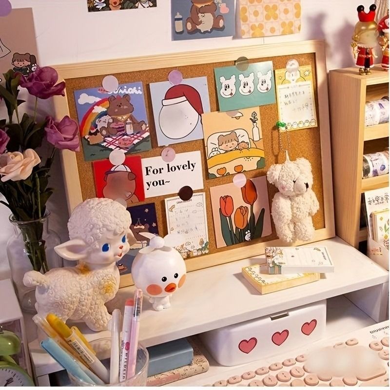 Message Vision Board Cork Board Wall Pin Board 2026 (Category: Office Furniture & Fixtures) located in Manila. Submitted by winterbliss (Listing ID 1422551163, Image 3). Description: Minimalist Vision Board Cork Board 2026 Available sizes: - Small: H: 20cm L:30cm - Large: H: 30cm L: 40cm - XL: H: 40cm L: 60cm Package includes: 1pc cork board, free pins.