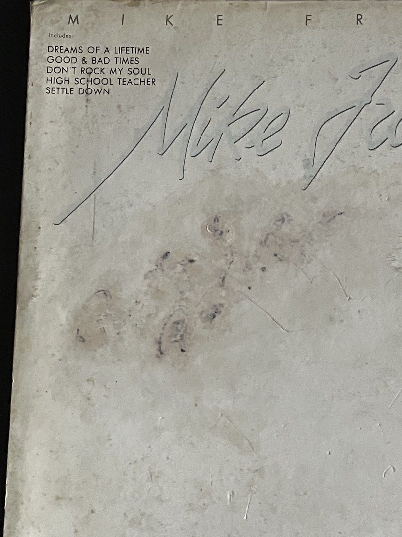 MIKE FRANCIS Self titled Vinyl LP Record (Category: Vinyls) located in Paranaque City. Submitted by d33t00 (Listing ID 1422675322, Image 2). Description: MIKE FRANCIS Self titled Vinyl LP Record featuring songs like "Dreams of a Lifetime", "Good & Bad Times", and "Don't Rock My Soul". The record is manufactured by OctoArts International, Inc. The album cover shows some stains and storage wear. Tracklist: A1 On And On A2 Body Thrill A3 Dreams Of A