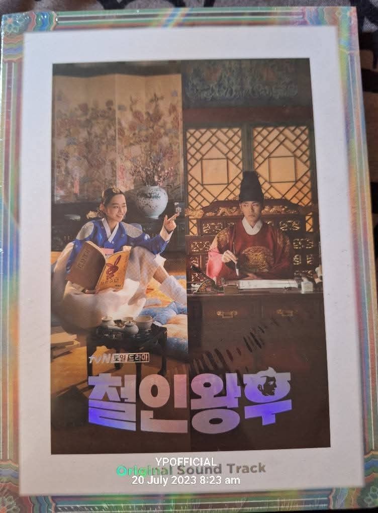 Mr. Queen Original Sound Track (Category: CDs & DVDs) located in San Mateo. Submitted by yoorikoreanmerchandise (Listing ID 1422575615, Image 1). Description: - Original soundtrack for the Korean drama "Mr. Queen". - Sealed item. - Cover art features the drama's title and main characters. - Labeled as "Original Sound Track"..
