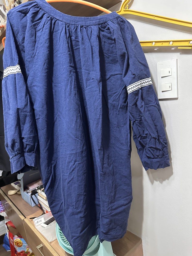 Navy Blue Embroidered Dress (Category: Dresses) located in Pasay City. Submitted by feija (Listing ID 1422647336, Image 3). Description: .