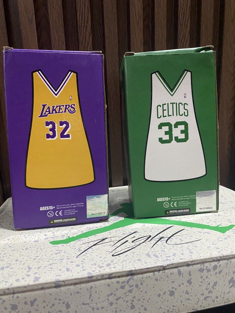 NBA Mindstyle Collectible Figures - Magic Johnson & Larry Bird (Category: Figurines & Statues) located in Makati City. Submitted by starshop2025 (Listing ID 1422670329, Image 2). Description: - NBA Legends collectible figures: Magic Johnson and Larry Bird - Mindstyle brand - Original boxes included Sold as set Sold as ser.