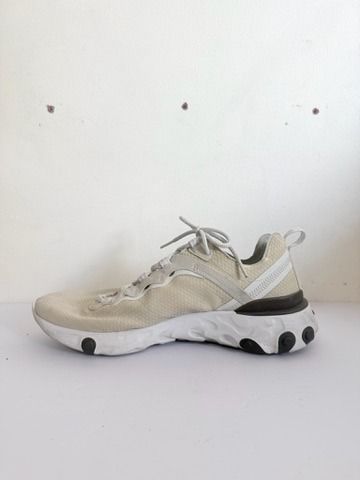Nike React Element 55 "Light Orewood Brown" (style code BQ6166-100) (Category: Sneakers) located in Quezon City. Submitted by mygaragesale.ph (Listing ID 1422615181, Image 2). Description: Description: The Nike React Element 55 is a lifestyle sneaker that combines heritage design lines with modern comfort technology. Key features include: Upper: A lightweight, breathable textile or mesh upper. Midsole: Full-length Nike React foam technology, whic