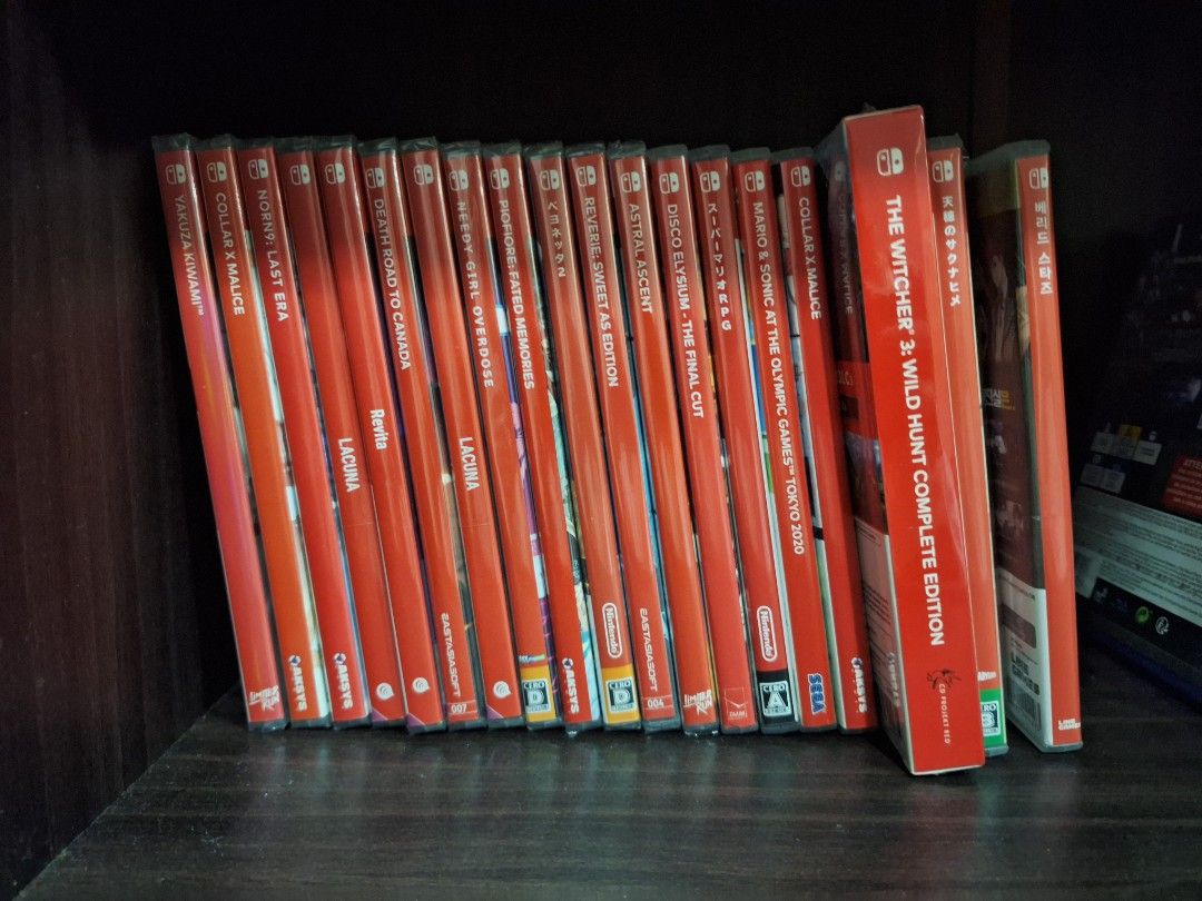 Nintendo Switch Games (Category: Nintendo) located in Quezon City. Submitted by cookiesyy (Listing ID 1422633083, Image 1). Description: PRICELIST : SEALED Collar X Malice Sealed - 1600 (2) Lacuna Sealed - 1800 each Revita Sealed - 1800 Death Road to Canada Sealed - 2100 Needy Girl Overdose Sealed - 2000 Piofiore Fated Memories Sealed - 1700 Astral Ascent Limited Run Sealed - 2800 Reverie Sealed - 2300 Bayonetta 2 JPN - 2200 Not Sealed JPN Obekoi