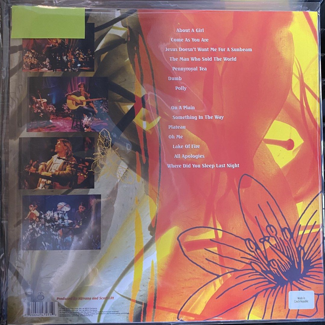 Nirvana Unplugged in New York Vinyl (Category: Vinyls) located in Manila. Submitted by candyapple2323 (Listing ID 1422626833, Image 2). Description: Ghost Jam Records @ Ayala The 30th.