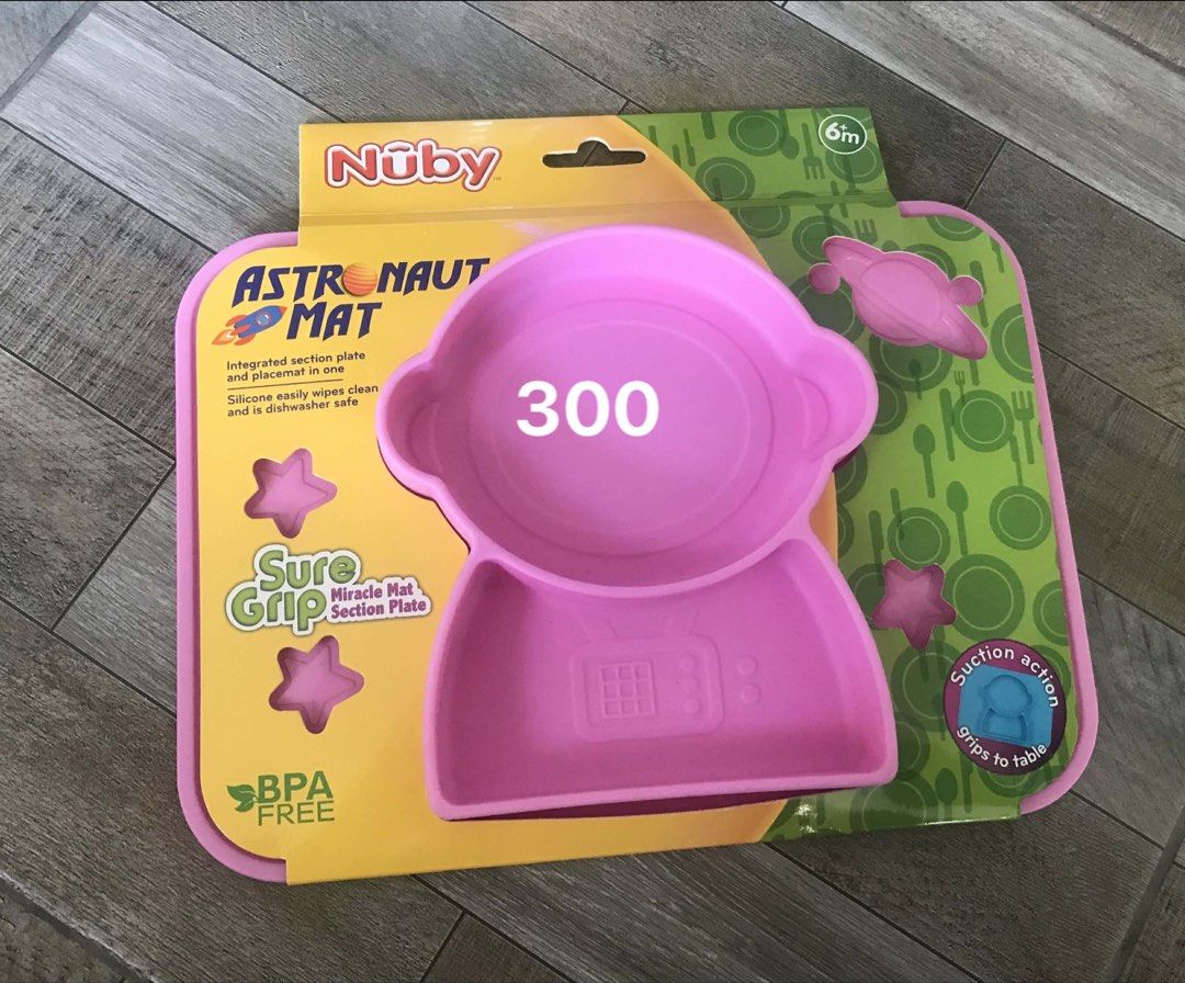 Nuby Astronaut Mat Section Plate (Category: Weaning & Toddler Feeding) located in Cainta. Submitted by nathanbagofbricks (Listing ID 1422662083, Image 1). Description: P300 J&T 2-3days delivery Lalamove/Grab for same day delivery shipping at buyer's expense.