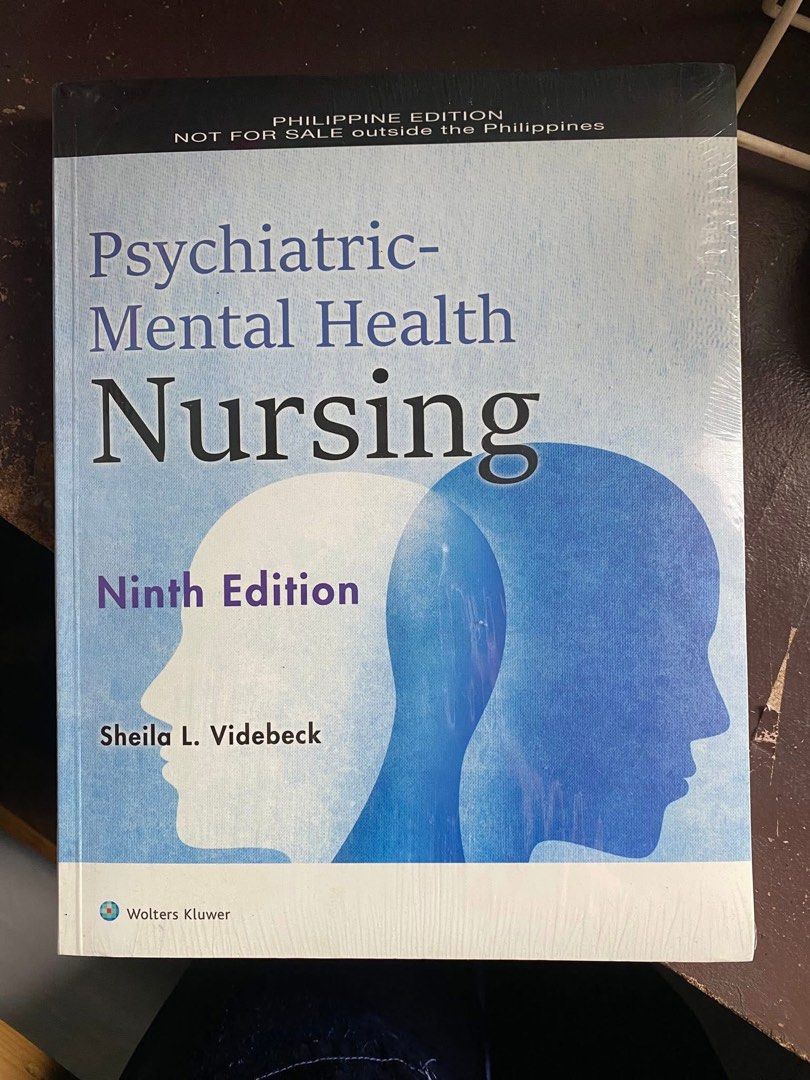 Psychiatric-Mental Health Nursing (Category: Textbooks) located in Manila. Submitted by carantojet15594 (Listing ID 1422656378, Image 1). Description: Original price is ₱1,195 (w/ receipt) +++ Still in original packaging.
