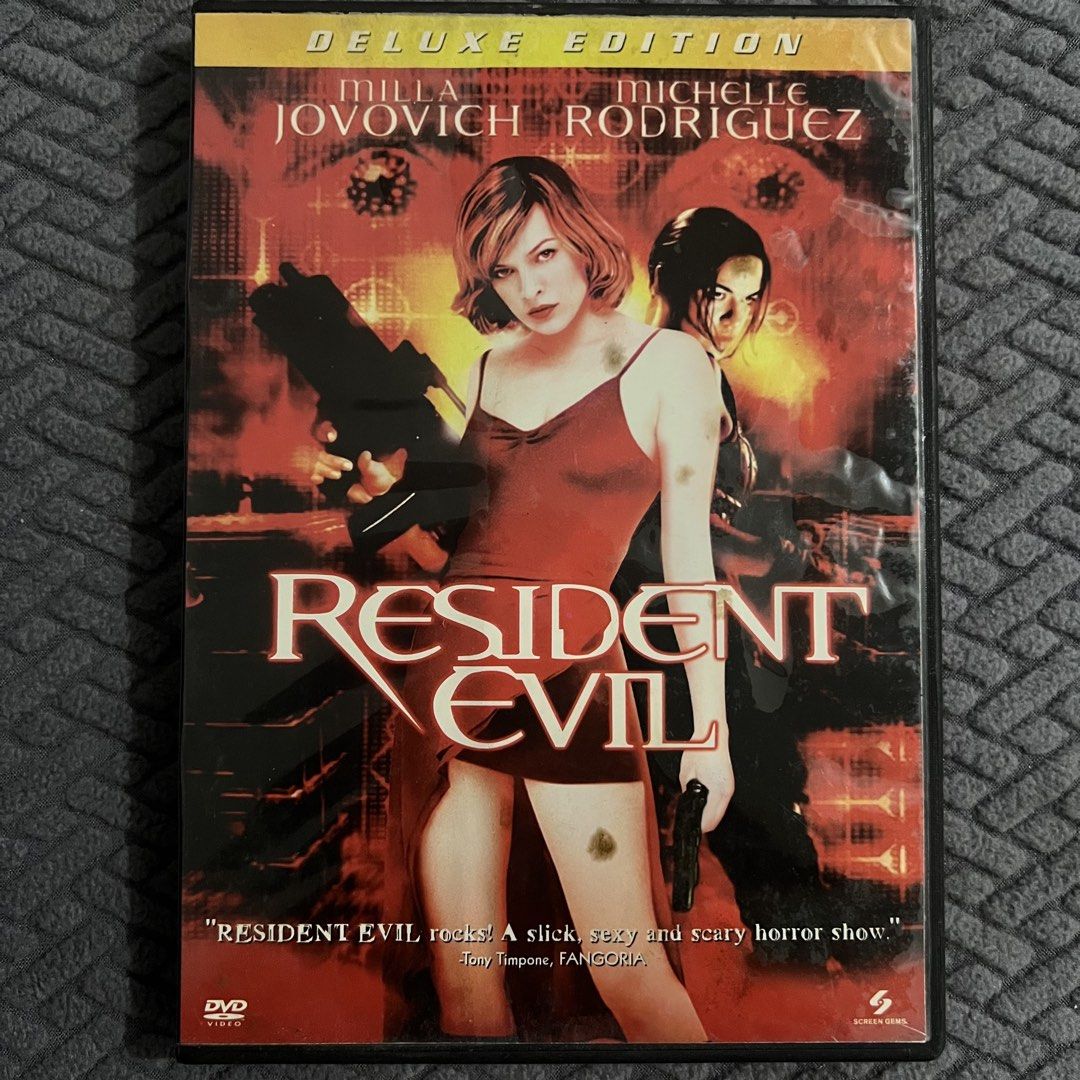 Resident Evil Deluxe Edition DVD (Category: CDs & DVDs) located in Caloocan City. Submitted by thelittlejewelcase (Listing ID 1422693001, Image 1). Description: - Resident Evil Deluxe Edition DVD - Starring Milla Jovovich and Michelle Rodriguez - Horror film - Includes the movie on DVD.
