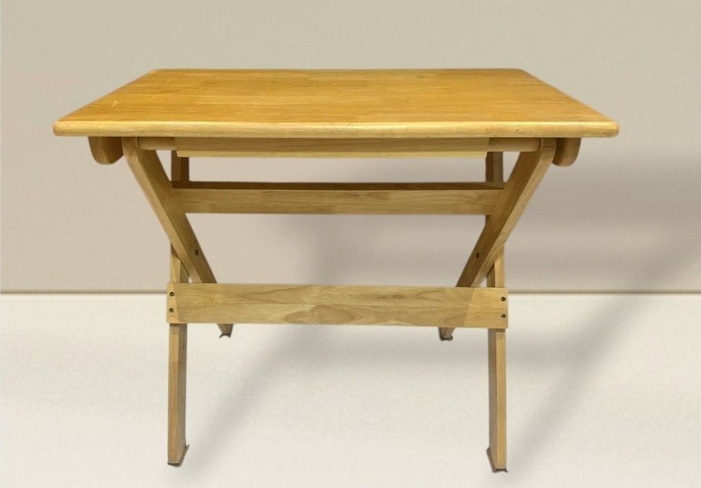 Solid Wood Folding Table (Category: Tables & Sets) located in Quezon City. Submitted by dannikkishoppe2 (Listing ID 1422677947, Image 1). Description: Solid Wood Folding Table ‼️₱3800‼️ *’study nook" or portable desk Good as new W31in x D17.5in x H28in These are SURPLUS items and not BRAND NEW. Please manage your expectations as there might be minimal flaws. Color may vary due to lighting, it may appear darker or lighter in person. Check photos f