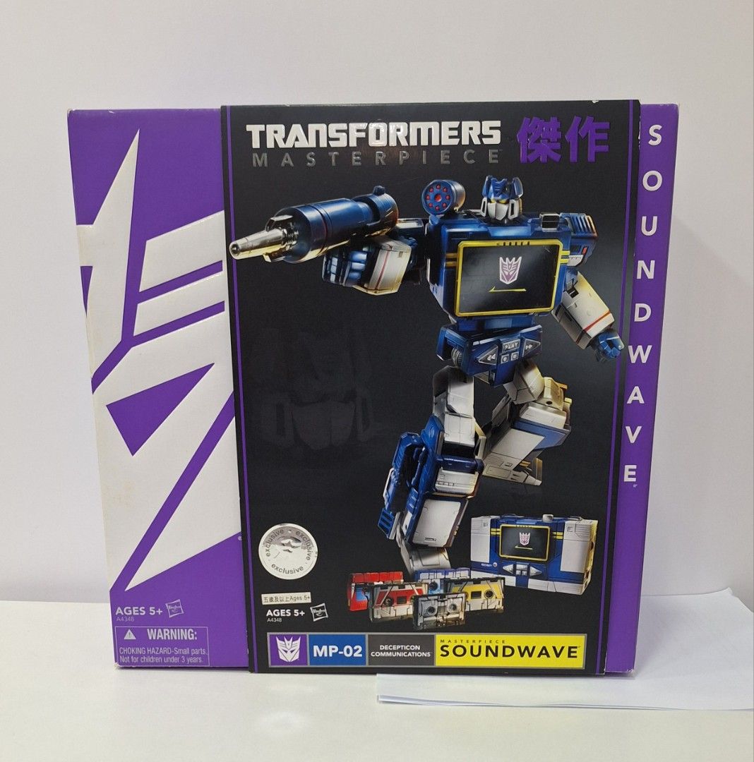Transformers authentic masterpiece Soundwave MP-02 Laserbeak Buzzsaw ...