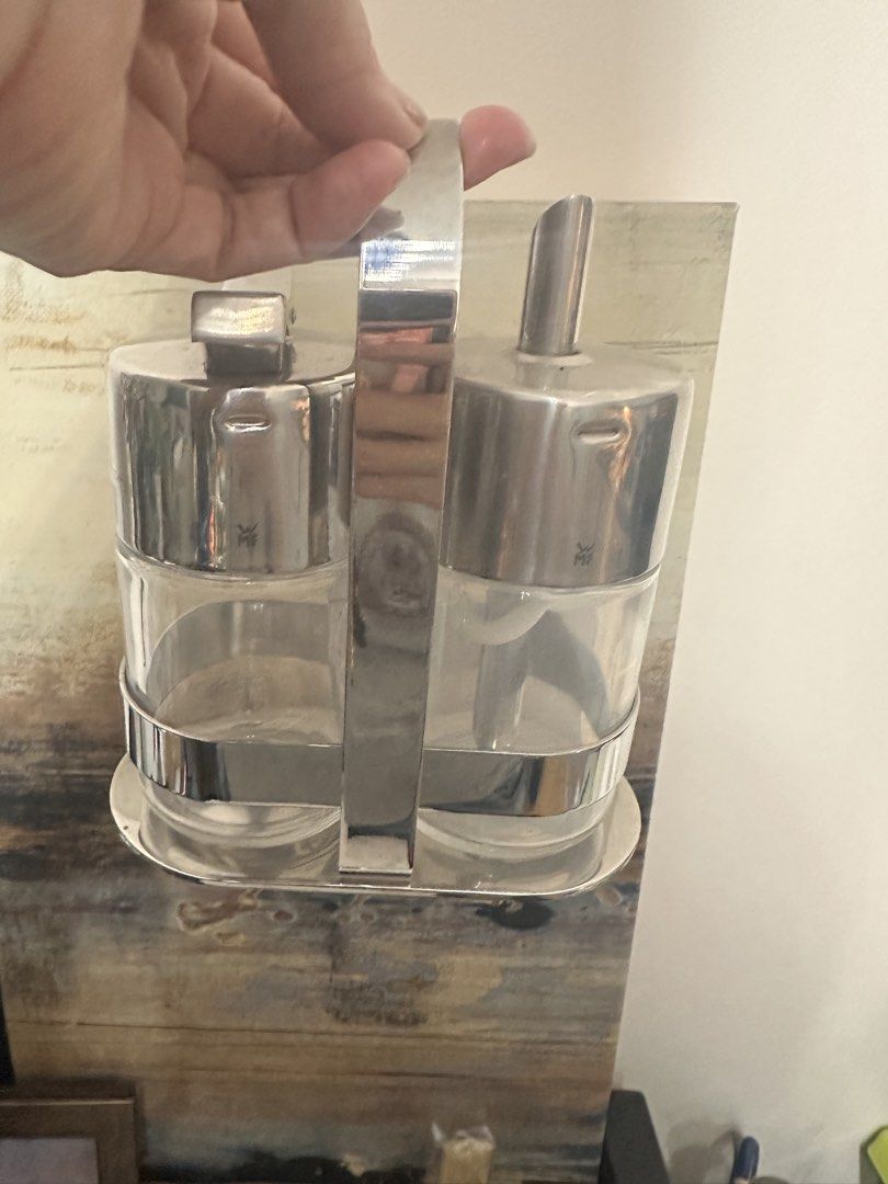 WMF Condiment Set (Category: Other Kitchenware & Tableware) located in Manila. Submitted by youngdolphin-00c7ca (Listing ID 1422601847, Image 1). Description: Very stylish barista companion. Original price - 80 euros.