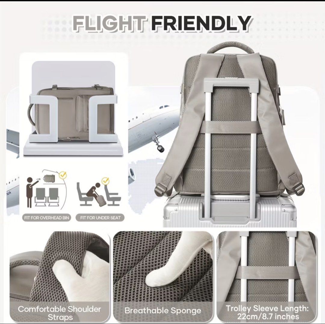 180° Multi-Function Flight Approved Backpack (Category: Backpacks) located in Kuala Lumpur. Submitted by lululolory (Listing ID 1422839589, Image 3). Description: Used once. Look new.