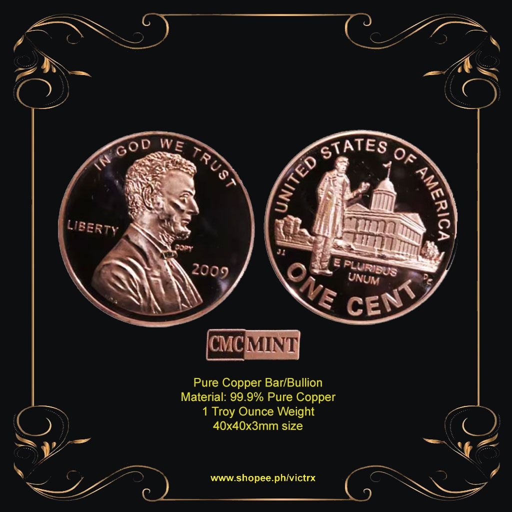 1oz Copper Round Lincoln - Log Fed Bldg Design (Category: Currency) located in Quezon City. Submitted by victr2 (Listing ID 1422849109, Image 1). Description: 1oz Copper Round Fed Bldg Design Material: Pure Copper Weight: 1 oz Size: 40x40x3mm size Price: 650.