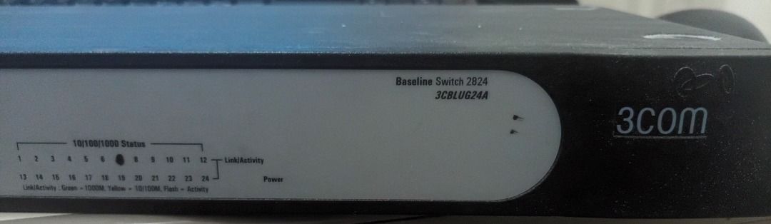 3Com Baseline Switch 2821 (Category: Nintendo) located in Manila. Submitted by ipstuff23 (Listing ID 1422842914, Image 1). Description: - 3Com Baseline Switch 2821 - 24 x 10/100/1000 Ethernet ports - Sturdy build - Suitable for home and office use - Power input at the back - Model: 3C16U02-04.