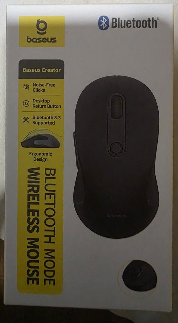 Baseus FO2 Ergonomic Wireless Mouse - Bluetooth439551696653537280