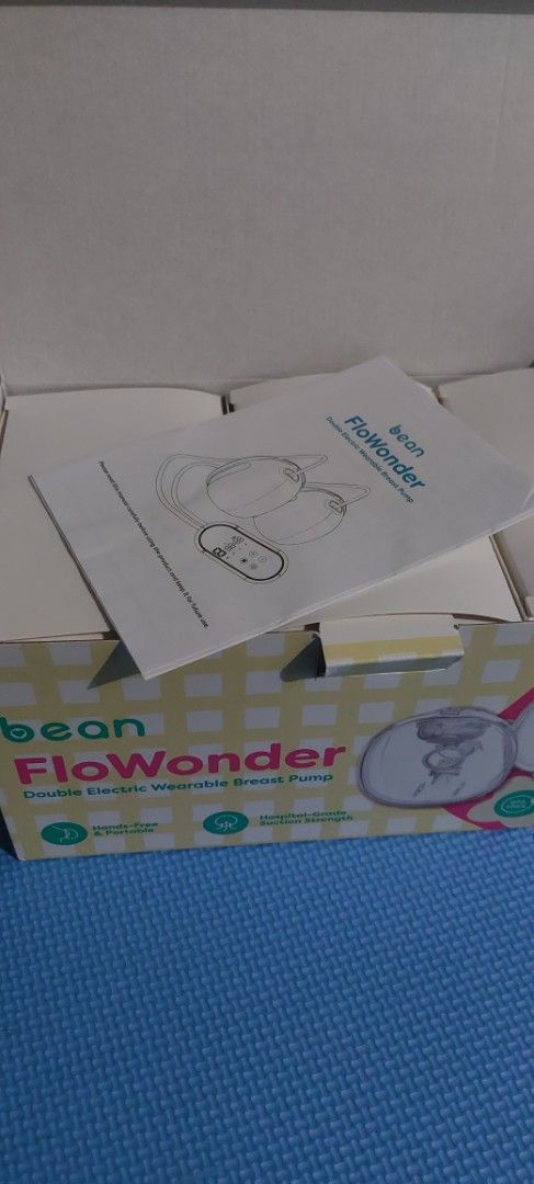 Bean FloWonder Double Electric Breast Pump (Category: Breastfeeding & Bottle Feeding) located in Agdangan. Submitted by chuisstuff (Listing ID 1422854797, Image 2). Description: - Bean FloWonder double electric breast pump - Comes with a user manual complete accessories rfs: spare pump location: Cabuyao Laguna/BGC.