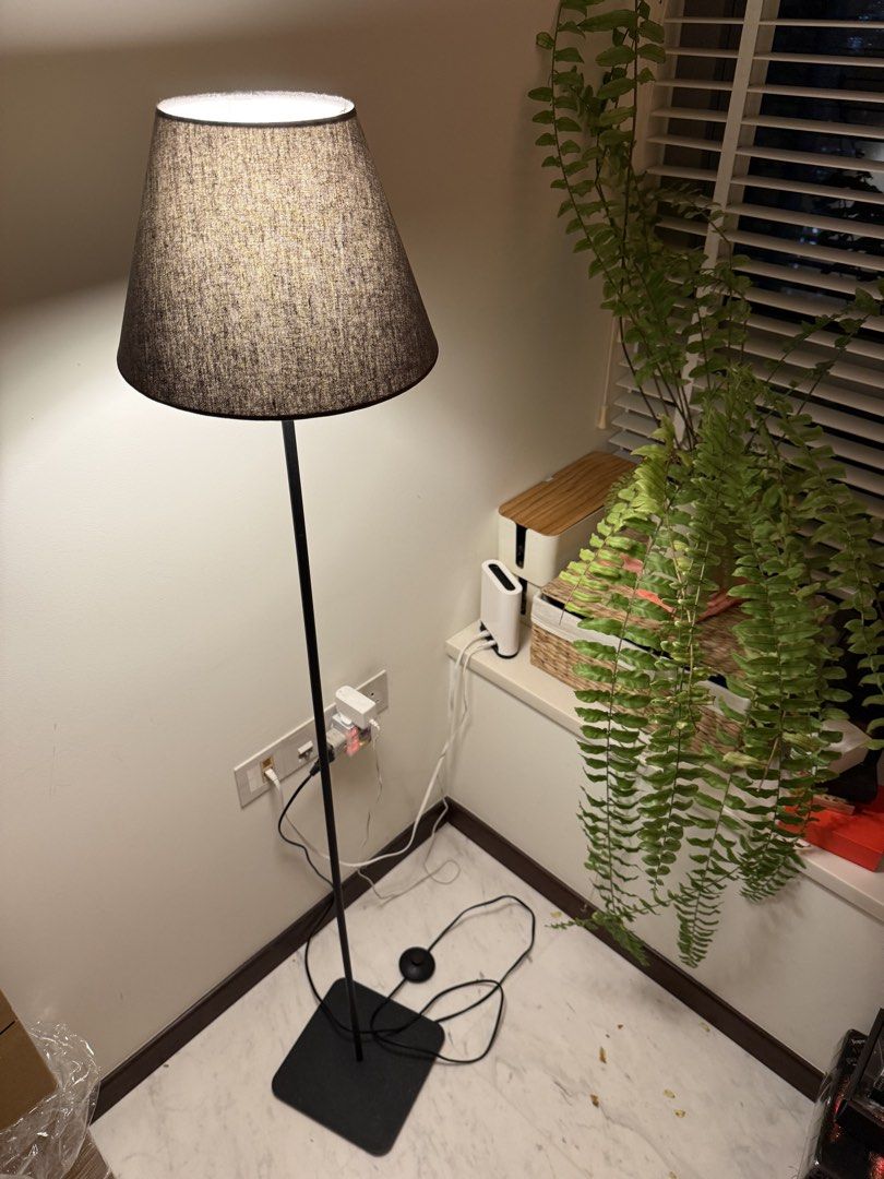 Floor Lamp 'Thoralf' In Black Made Of Metal For E.g. Living Room & Dining Room (1 Light Source, E27) From Lindby | Standard Lamp - View #11