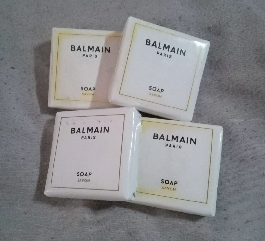 Bundle take all set. Authentic Balmain Paris Savon / Soap. (Expired) (Category: Bath) located in San Juan City. Submitted by albe16.rushsalenegotiable (Listing ID 1422719187, Image 1). Description: Only used as a decor in our bathroom..