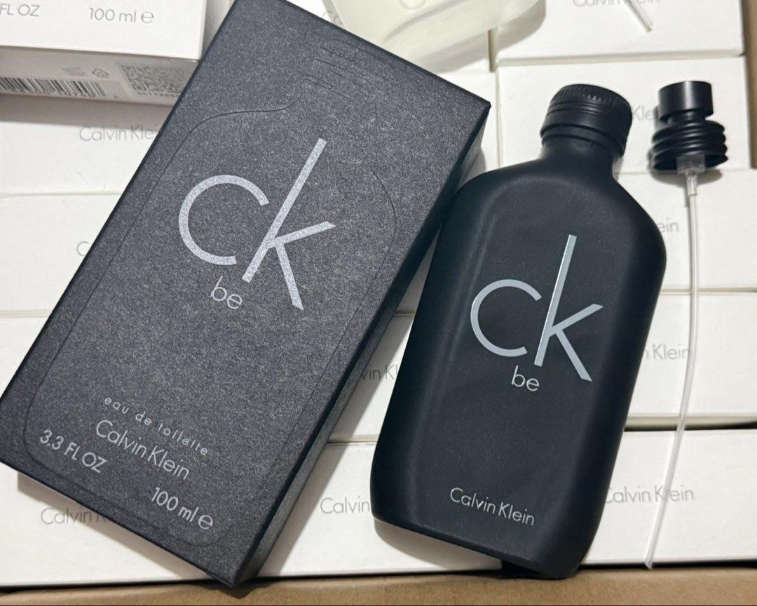 Calvin Klein CK One & CK Be Eau de Toilette (Category: Fragrance & Deodorants) located in Makati City. Submitted by happystone.12 (Listing ID 1422832830, Image 3). Description: - Authentic Calvin Klein fragrances - Available: CK One & CK Be Eau de Toilette - Size: 100 ml / 3.3 FL OZ per bottle - CK One: Clear bottle, white box - CK Be: Black bottle, black box Money back if guaranteed not legit.
