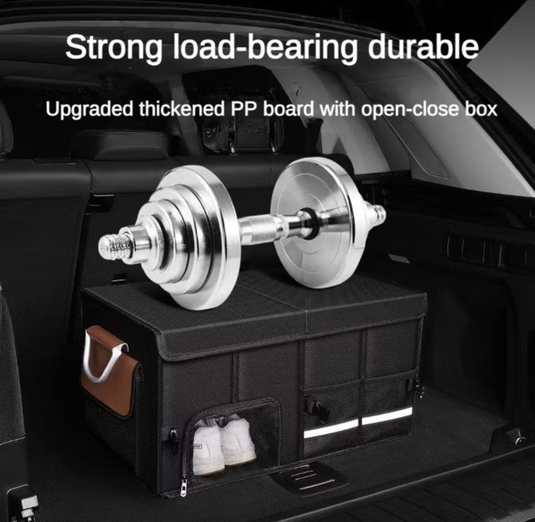 Car Boot Foldable Storage Box | Collapsible Trunk Organizer | Large ...