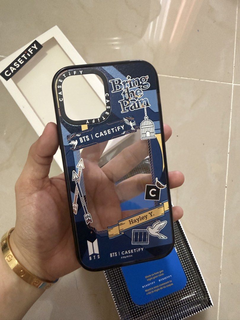 Casetify iphone 12 pro case bts bring the pain (Category: Cases & Sleeves) located in Manila. Submitted by aneajmik (Listing ID 1422732619, Image 3). Description: - Casetify iPhone 12 Pro case - Features the BTS 'Bring the Pain' design - Brand new, in original box.